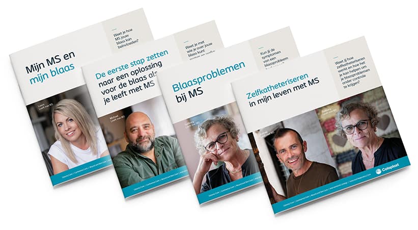 Boekjes over MS en blaasproblemen